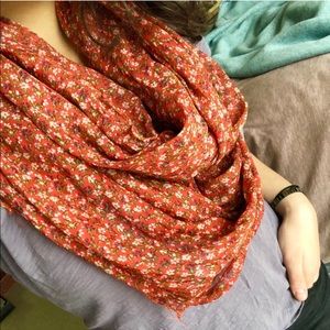 Spring Flowers Infinity Scarf